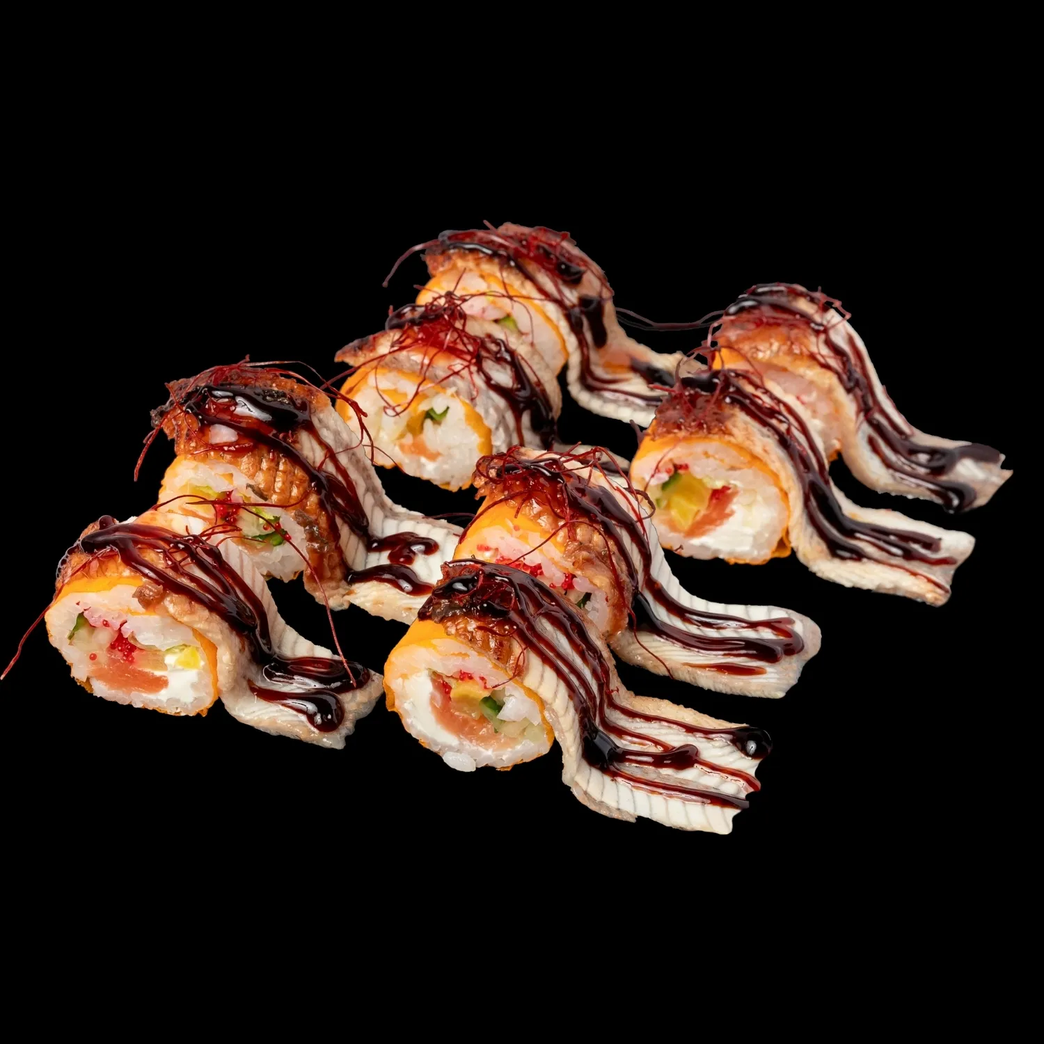 Маменорі лосось і вугор